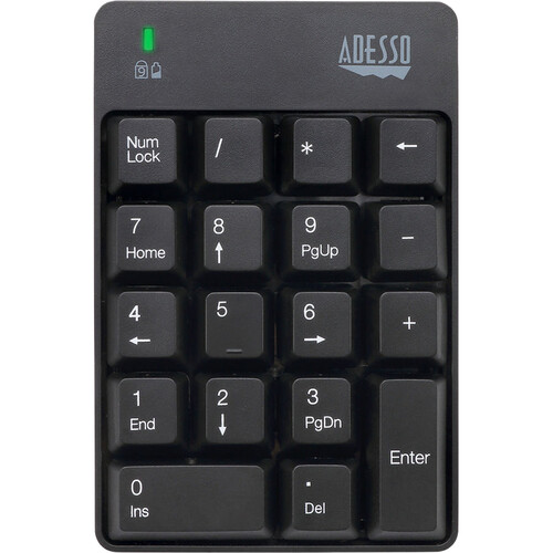 Adesso 18-Key Wireless Numeric Keypad