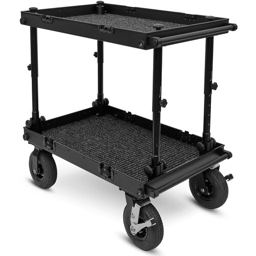adicam STANDARD Film Cart with Height Adjustable Legs (9" Wheels, Black Latches)