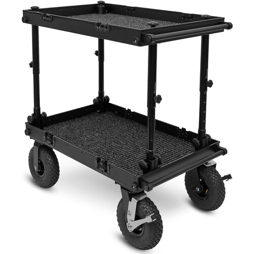adicam STANDARD Film Cart with Height Adjustable Legs (10" Wheels, Black Latches)