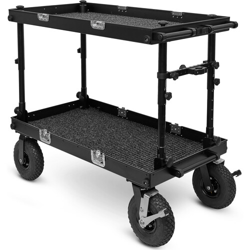 adicam MAX Film Cart with Height Adjustable Legs (10" Wheels, Silver Latches)