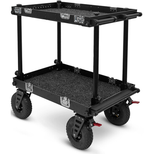 adicam STANDARD+ Film Cart with Standard Legs (Premium 10" Wheels, Silver Latches, 440 lb Load Capacity)