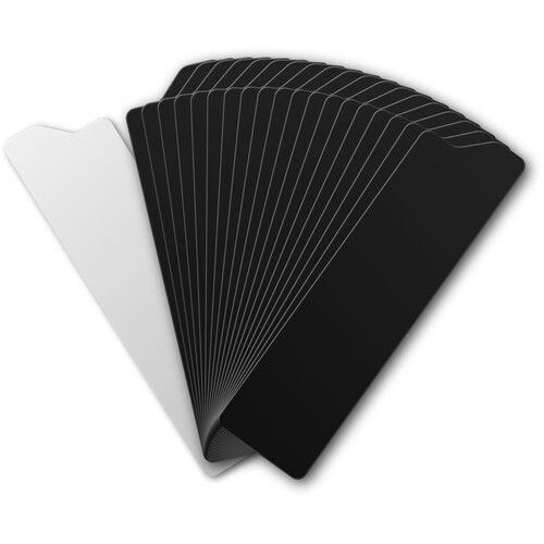 adicam CRDTABS (Black / White, 20-Pack)
