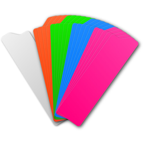 adicam CRDTABS (Rainbow / White, 20-Pack)