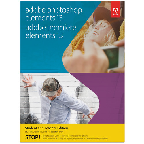 Adobe Photoshop Elements 13 & Premiere Elements 13 for Mac and Windows (Student & Teacher Edition, Download)