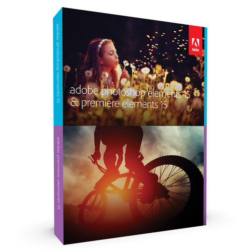 Adobe Photoshop Elements 15 and Premiere Elements 15 (DVD)