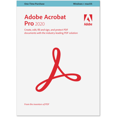 Adobe Acrobat Pro 2020 (Windows/Mac, DVD)