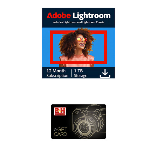 Adobe Lightroom CC with $35 Gift Card Kit (12 Month Subscription, Download)