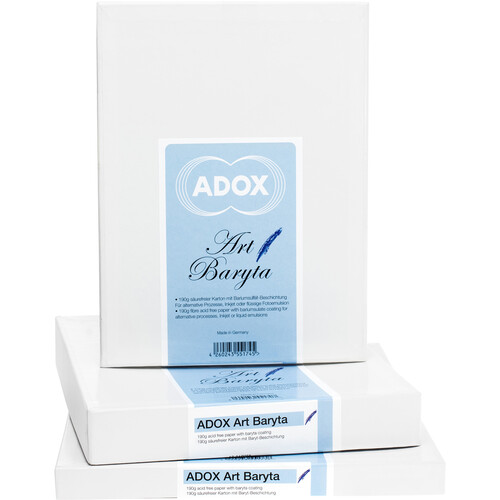 Adox Art Baryta Uncoated Glossy Paper for Alternative Processes (9.5 x 12", 50 Sheets)