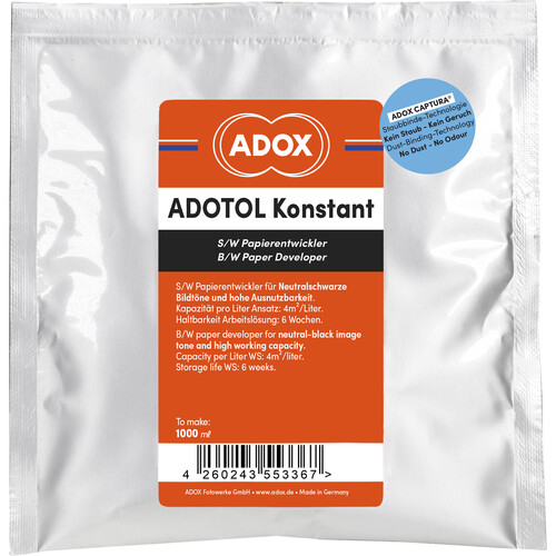 Adox Adotol Konstant II Universal Paper Developer (To Make 1L)