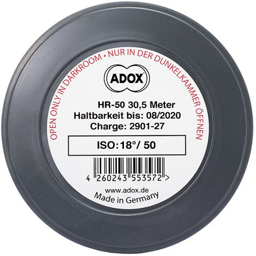 Adox HR-50 Black and White Negative Film (35mm, 100' Roll)