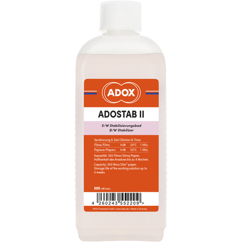 Adox Adostab II Sistan Image Stabilizer with Wetting Agent (500mL)