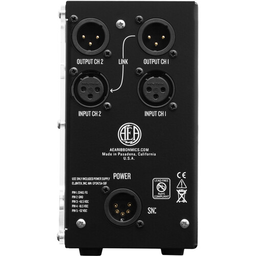 AEA Ribbon Mics Snaqbox Two-Channel 500-Series Chassis (Clear)