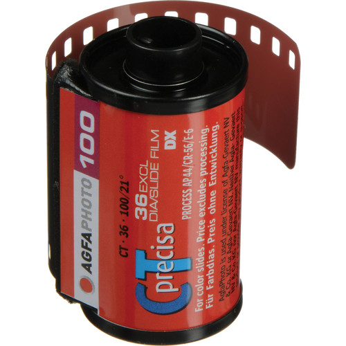 AgfaPhoto CTprecisa 100 Color Transparency Film (35mm Roll Film, 36 Exposures)