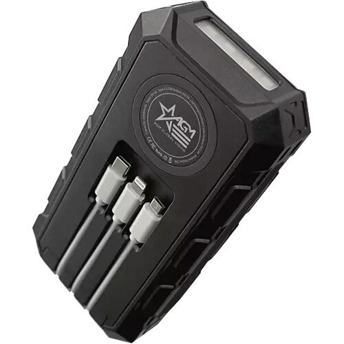 AGM 30,000mAh Wireless Solar Powerbank