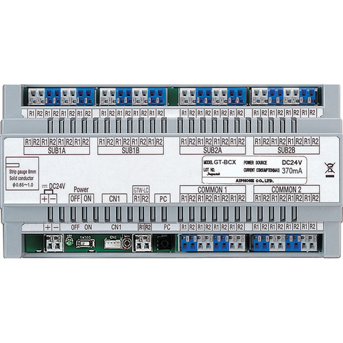 Aiphone GT-BCX Expanded Audio Bus Control Unit for GT Multi-Tenant Color Video Entry Security System