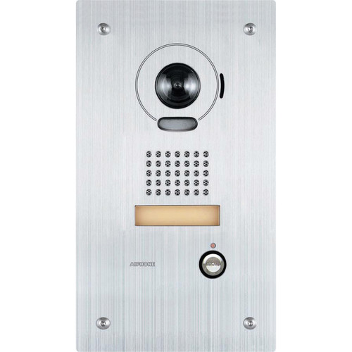 Aiphone IS-IPDVF Flush Mount IP Video Door Station for IS Series Video Intercom System (Stainless Steel)