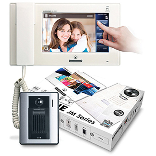 Aiphone JMS-4AED 7" Touch-Screen Handset/Hands-Free Color Video Set