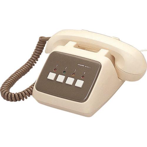 Aiphone MC-60/4B 4-Line MarketCom Desk Mountable Master Intercom Handset