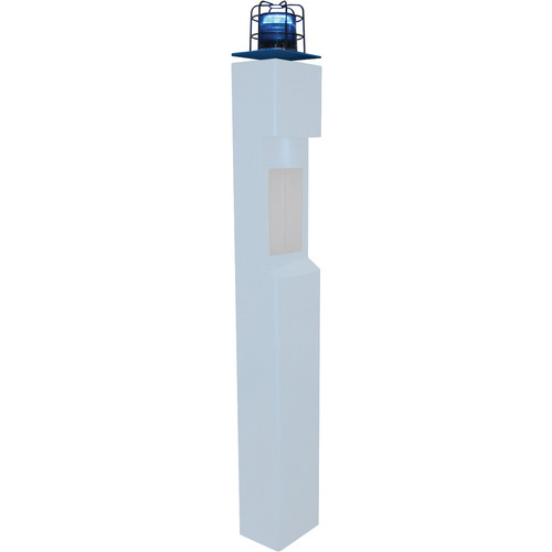 Aiphone TW-LC Steel Top Plate with Light Cage & Blue Beacon for TW-20, TW-22, or TW-23 Modular Towers (Blue)