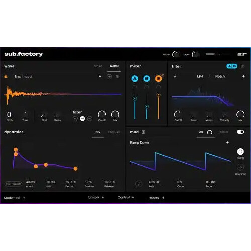 AIR Music Technology Sub Factory Bass Virtual Instrument Plug-In
