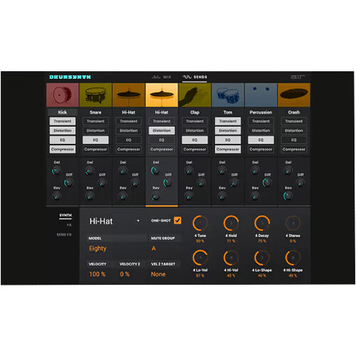 AIR Music Technology DrumSynth Virtual Instrument Plug-In