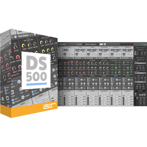 AIR Music Technology Drum Synth 500 Live and Studio Performance Drum Software (Download)
