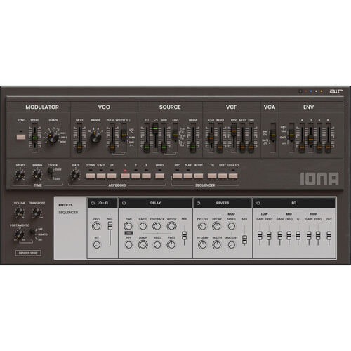 AIR Music Technology Iona '80s Synthesizer Plug-In