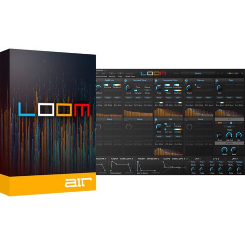 AIR Music Technology Loom Classic Modular Additive Synthesizer Software (Download)