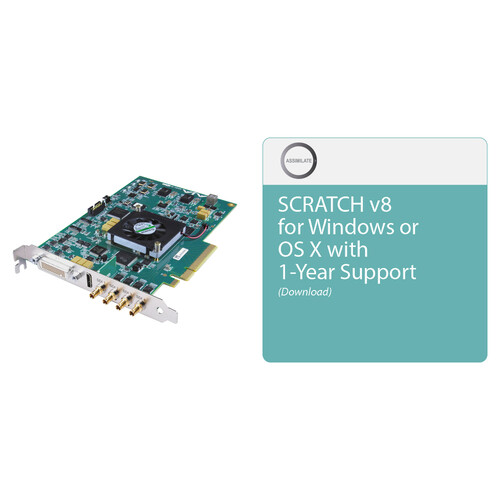 AJA KONA 4 PCI-E I/O Card and Assimilate SCRATCH Kit B&H Photo