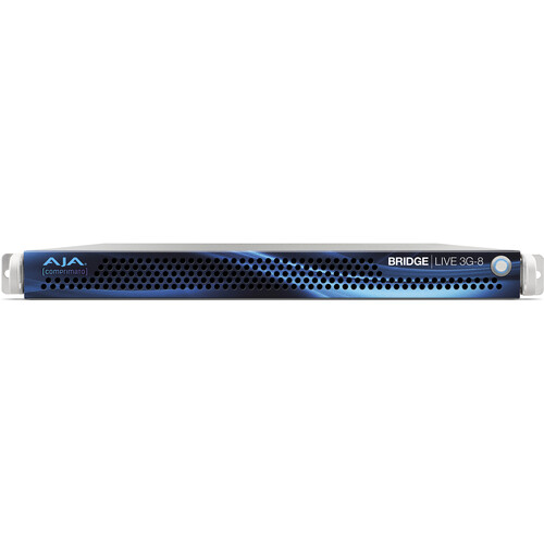 AJA BRIDGE LIVE 3G-8 Turnkey System with 1 RU Appliance + 8 Bidirectional 3G-SDI I/O