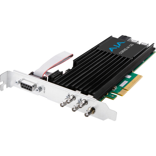 AJA Corvid 44 12G PCIe 4-Channel 12G-SDI CORVID 44 12G T NC B&H