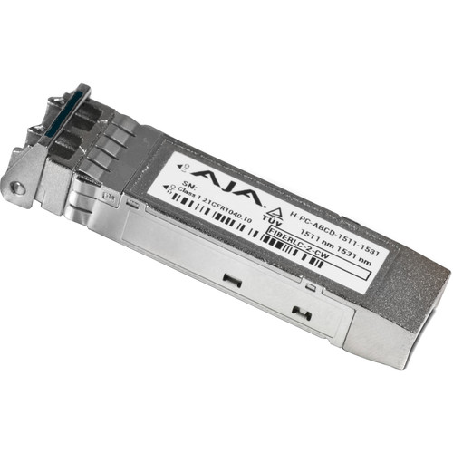 AJA FIB-2CW-5557 CWDM Small Form-Factor Pluggable Module with LC Connector (Single Mode, 1551/1571nm)
