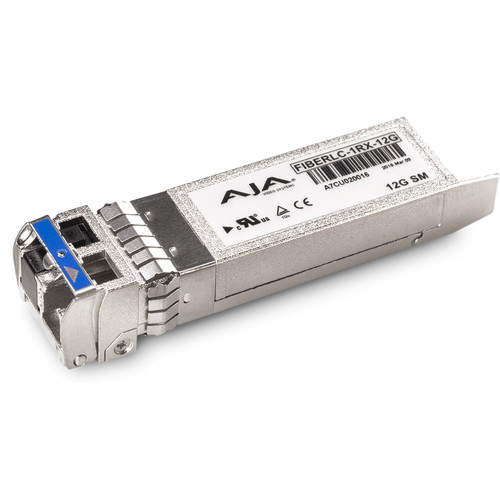 AJA 1-Channel 12G-SDI Single-Mode LC Fiber Receiver SFP (FS4, FS-HDR)