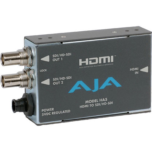 その他 AJA HA5 HDMI to SDI/HD-SDI Used AJA HA5 HDMI to SD/HD-SDI Video and Audio Converter B&H