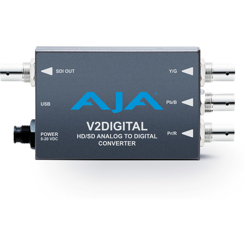 AJA V2Digital Analog to HD/SD-SDI Mini-Converter V2DIGITAL B&H