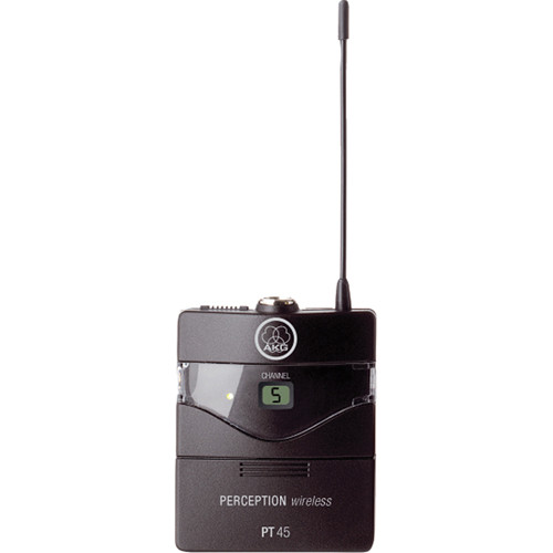 AKG PT45 Analog High-Performance Wireless Bodypack Transmitter (Black)