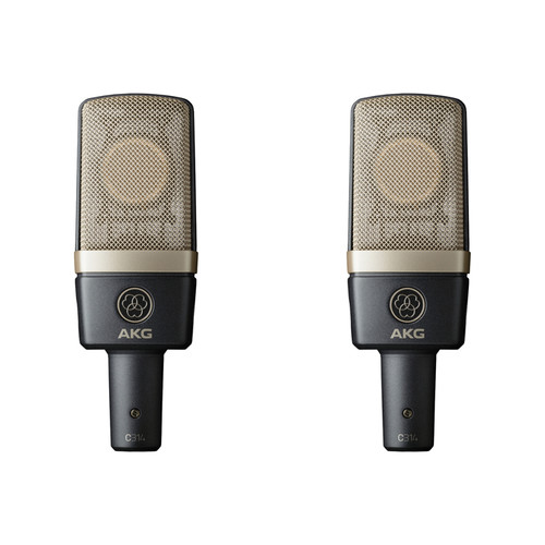 AKG C314 Multi-Pattern Condenser Microphone (Stereo Matched Pair)