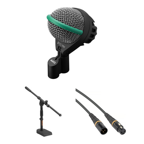 AKG D112 MKII Pro Dynamic Bass Microphone Kit with Stand and Cable