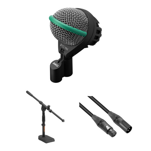 AKG D112 MKII Pro Dynamic Bass Microphone Kit with Stand and Cable