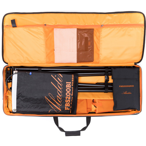 Aladdin Fabric-Lite 350W Bi-Color Kit with V-Mount Battery Plate