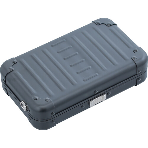 Aleon Aluminum Hard-Shell Crossbody Case (Small, Onyx)