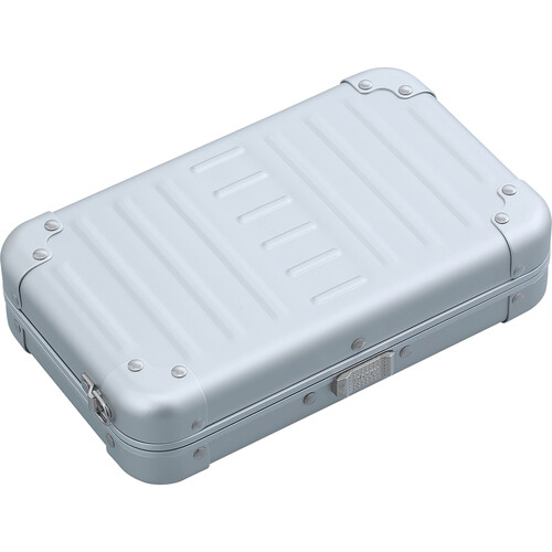 Aleon Aluminum Hard-Shell Crossbody Case (Small, Platinum)