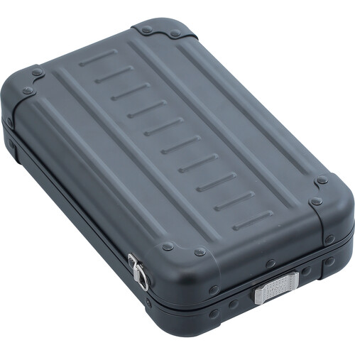 Aleon Vertical Aluminum Hard-Shell Crossbody Case (Onyx)