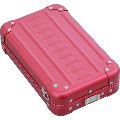 Aleon Vertical Aluminum Hard-Shell Crossbody Case (Ruby)