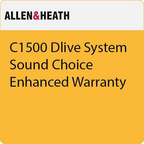 Allen & Heath dLive C1500 Sound Choice Enhanced Warranty