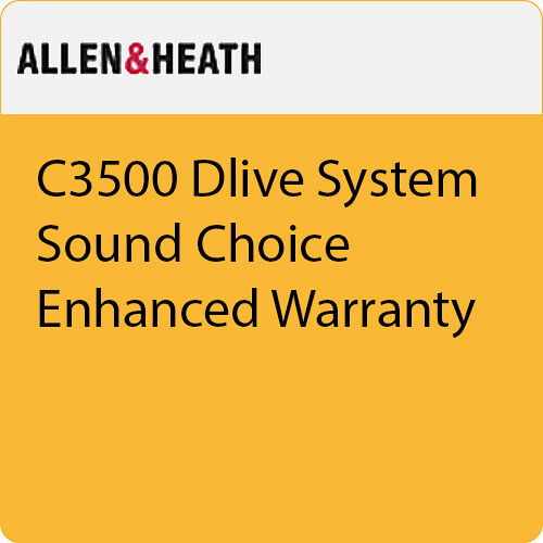 Allen & Heath dLive C3500 Sound Choice Enhanced Warranty
