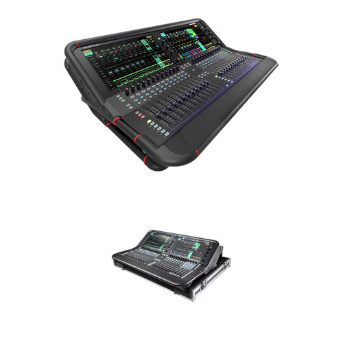 Allen & Heath Avantis 64-Channel / 42-Bus Digital Mixer Kit with Flight Case, Doghouse, and Casters