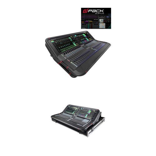 Allen & Heath Avantis 64-Channel / 42-Bus Digital Mixer Kit with dPack Software Upgrade and Doghouse Flight Case