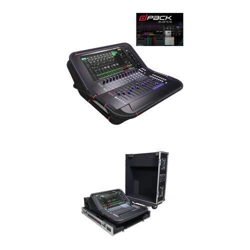 Allen & Heath Avantis Solo 64-Channel / 42-Bus Digital Mixer Kit with dPack Software Upgrade and Doghouse Flight Case