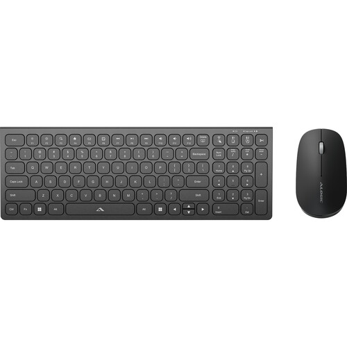 ALOGIC ASKBT2WC Echelon Compact Rechargeable Wireless Keyboard and Mouse Combo (Black)